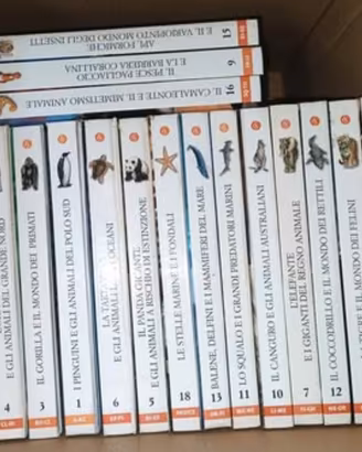 Lotto 17 Libri Enciclopedia Il Mondo degli Animali