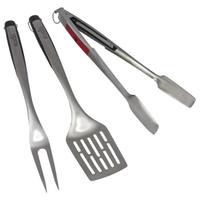 Posate In Acciaio per barbecue Comfort Grip, 3 pz