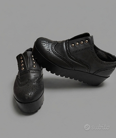 Scarpe stringate con zeppa Dany Bologna Numero 39