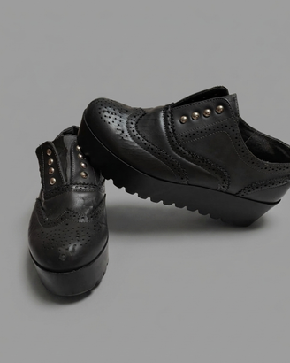 Scarpe stringate con zeppa Dany Bologna Numero 39