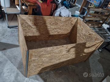 sponde in legno con coperchio