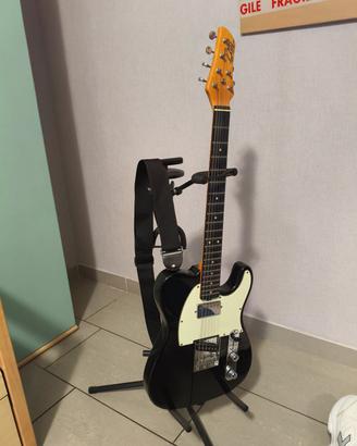 Chitarra Elettrica Eko Tero Vnos black