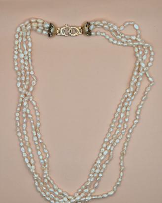 PARURE DI PERLE DI FIUME