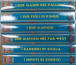 Sei film in VHS di Franco e Ciccio