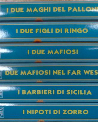 Sei film in VHS di Franco e Ciccio