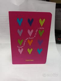 Agenda giornaliera 2026 con rubrica formato 9x13