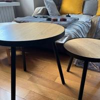 tavolini da salotto rotondi di legno