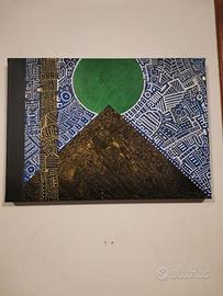 Quadro originale “TAVOLA DI RA” – TIKI