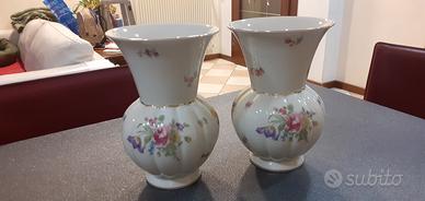 Coppia grandi vasi fiori jaeger e co US 1945-1949