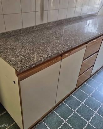 Mobile base cucina con top in granito