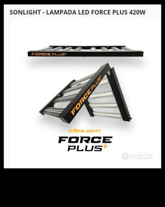 lampada led grow sonlight  force plus + 420w 