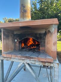 Forno da estrerno spostabile su ruote