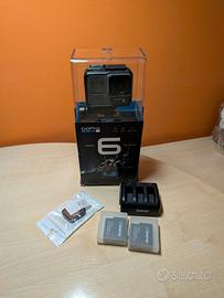 GoPro Hero 6 Black + 2 batterie
