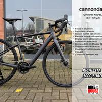 CANNONDALE TOPSTONE NEO SL2 Tg.M 225Km!!!