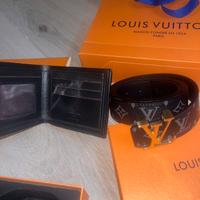 Combo portafloglio cintura lv