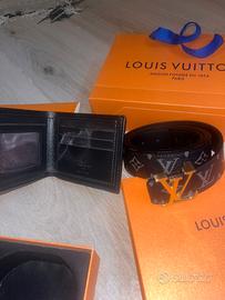 Combo portafloglio cintura lv