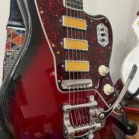 FENDER Gold Foil Jazzmaster EB Candy Apple Burst