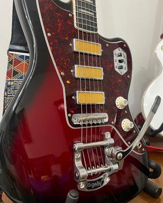 FENDER Gold Foil Jazzmaster EB Candy Apple Burst