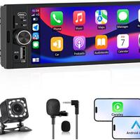 Hexinex Autoradio 1 DIN con CarPlay e Android Auto