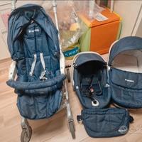 Passeggino Trio in jeans  Marca Prenatal Tribe Plu