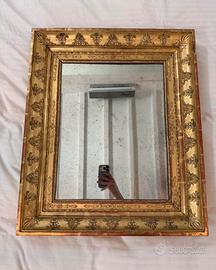 Specchio antico dorato foglia oro