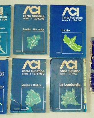 Carte turistiche stradali ACI [vintage]