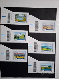 Francobolli Serie Turistica Codice a Barre 2025 