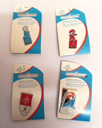 COLLEZIONE SPILLE OLIMPIADI INVERNALI TORINO 2006