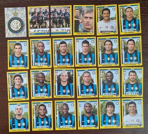 24 figurine Inter calciatori Panini 2009 2010