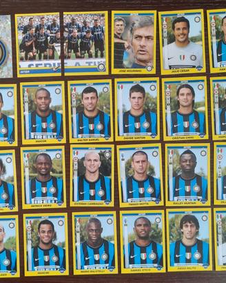 24 figurine Inter calciatori Panini 2009 2010