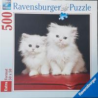 Puzzle 500 pezzi gatti persiani bianchi