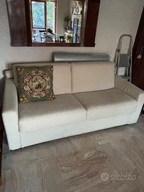 Divano letto in stoffa
