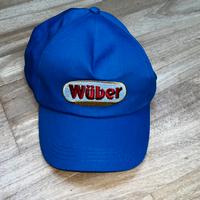 Cappellino blu Wüber 100% cotone taglia unica