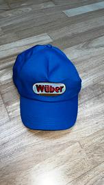 Cappellino blu Wüber 100% cotone taglia unica