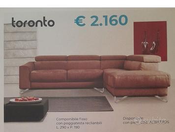 Angolare Toronto, in pronta consegna!