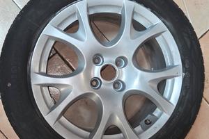 ruota cerchio scorta Alfa Mito 16