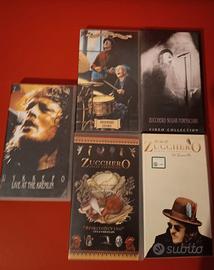 5 VHS originali Zucchero Fornaciari