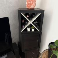 kallax Ikea - Porta vino più scaffali