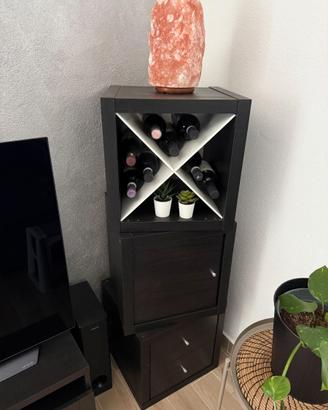 kallax Ikea - Porta vino più scaffali