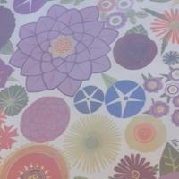  foglio carta da parati Ken Scott "fiori" e altri 