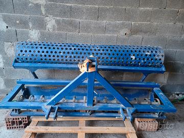Erpice a molle con rullo spianapista