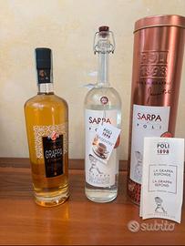Lotto grappe ( riserva e sarpa poli ) NUOVE