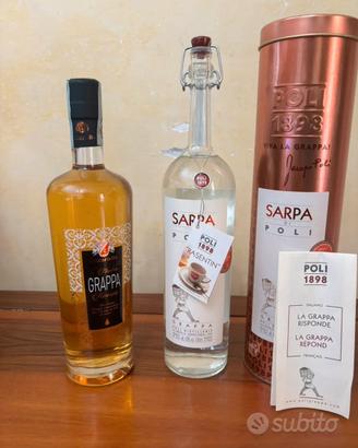 Lotto grappe ( riserva e sarpa poli ) NUOVE