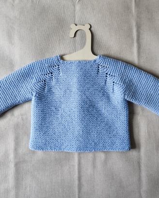 Maglia coprifasce neonati ferri