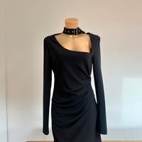 Aniye By - abito ivy collar nero