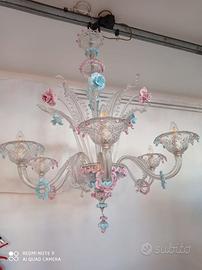Lampadario in cristallo di Murano