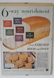 Pubblicità vintage Wheat Flour Institute 1948