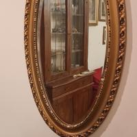 specchiera ovale vintage 