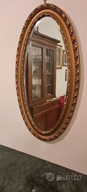 specchiera ovale vintage 