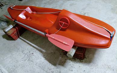 canoa monoposto in vetroresina 